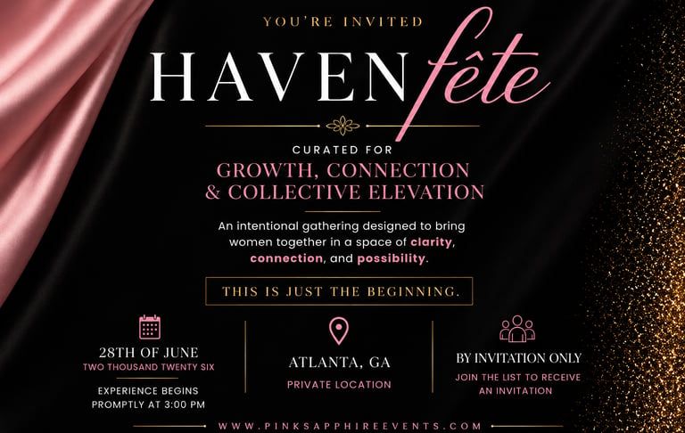Haven Fete Invitation - June 28th