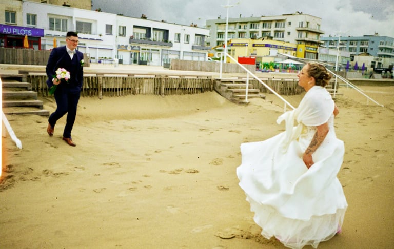 Bord de mer | rollbak | Photographe mariage Lille - Dunkerque - Arras