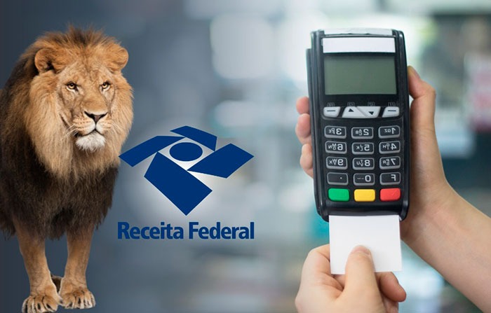 imagem do leão do imposto de renda