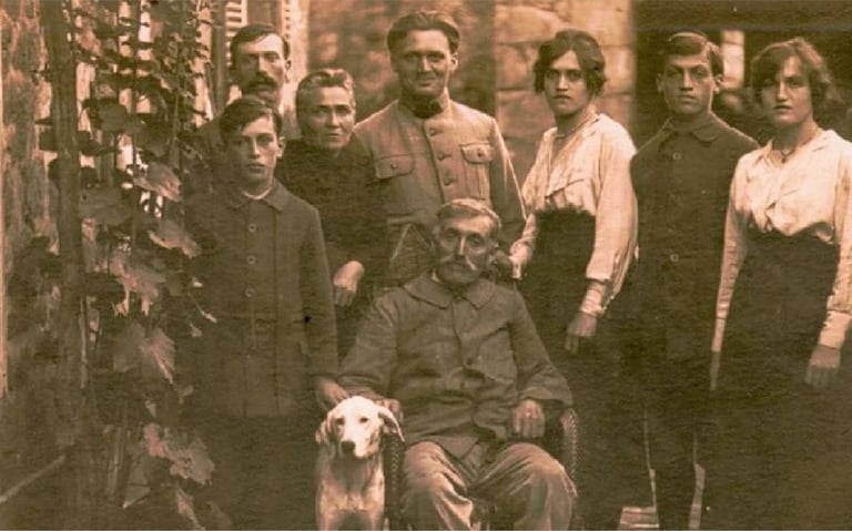 famille Failly au moulin de Chamberaud