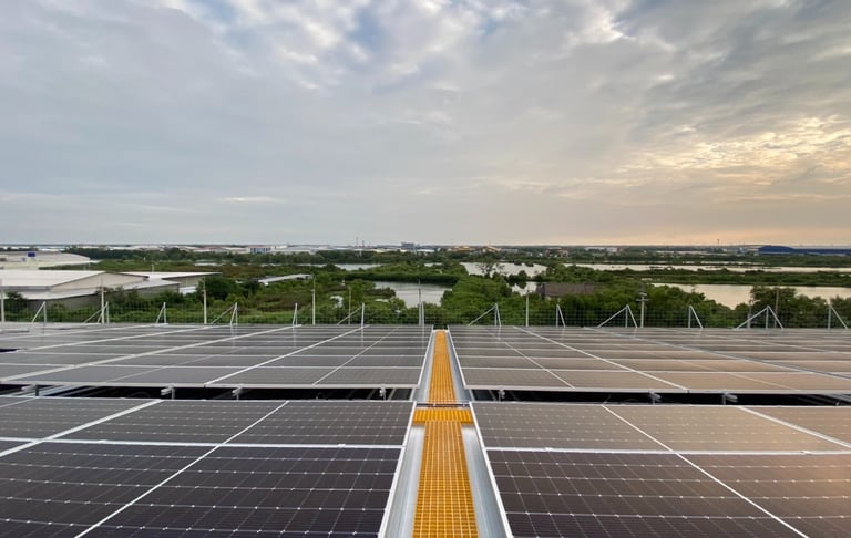 ผลงานการติดตั้งโซลาร์เซลล์กรีนเนเเจอร์โกลโบล