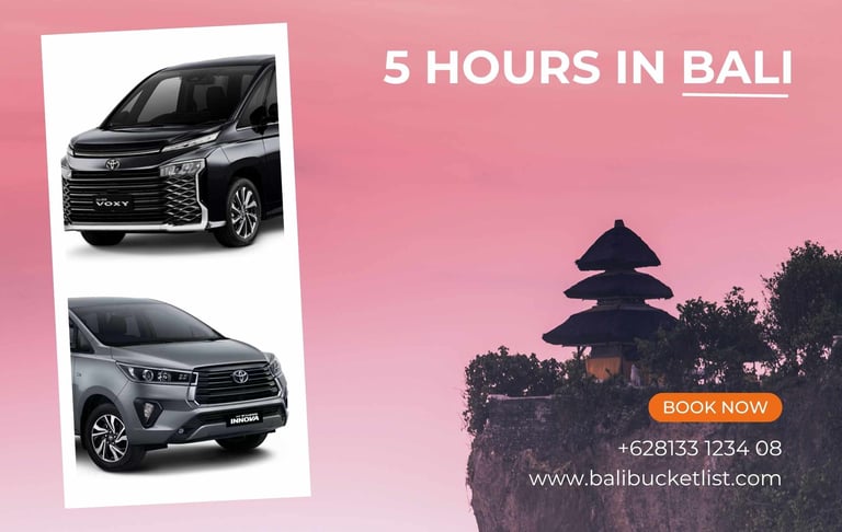 5 hours in Bali