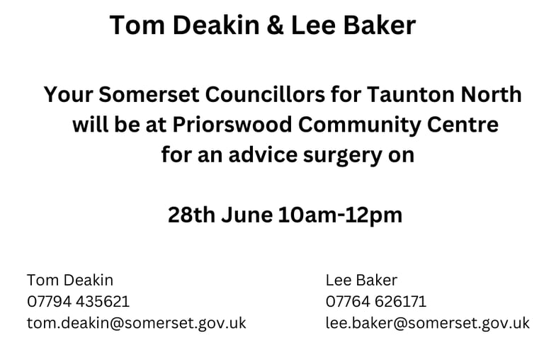 tom deakin Lee Baker poster advice surgery