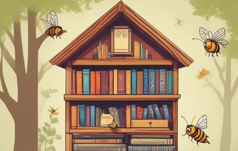 Someone is taking a book from a little free library.