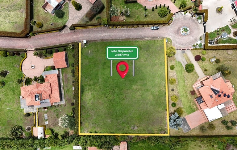 lote campestre en chía en conjunto cerrado