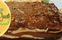 pastel de galleta crema pastelera pasteleria queti