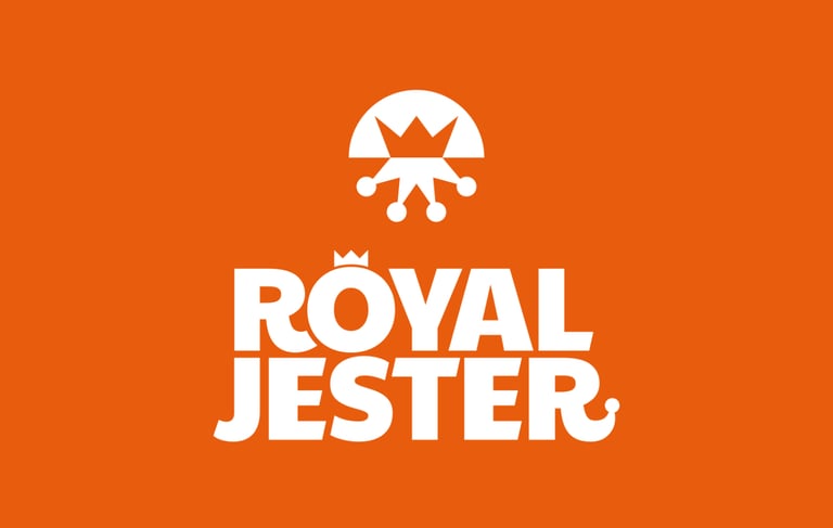 Royal Jester Games vertical lockup