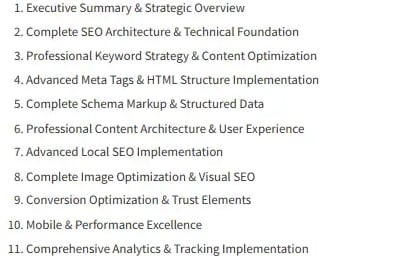 Key learnings and implementation checklist from SEO blueprint