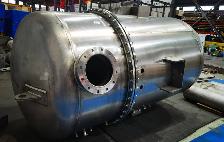 PMI PIPING Stainless Steel Storage Tanks