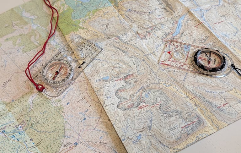 map and compass