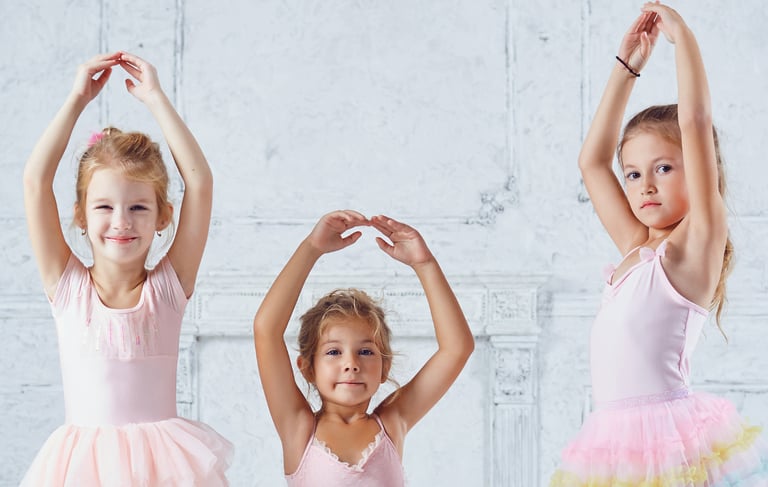 Children Taking ballet classes