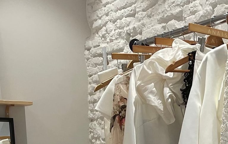 Showroom avec les créations de la créatrices de mode Anaïs Ricard à Toulouse et Paris