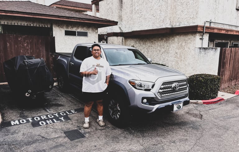 2017 Toyota Tacoma with dash cam