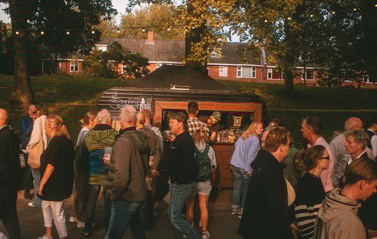 Festival koffie foodtruck | peppie & koffie | Groningen | Noorderzon