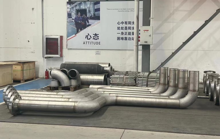 PMI PIPING Pressure Pipes and Elbows