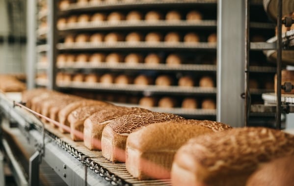 Industrielle Brotbackanlage