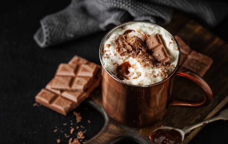 Bebida de Cacao con agua o leche