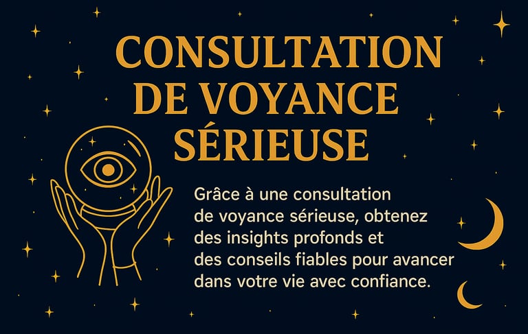 Consultation de voyance sérieuse