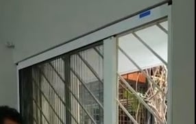 Pleated Mesh sliding windows