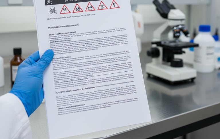 Pflichten und Haftung bei Sicherheitsdatenblättern