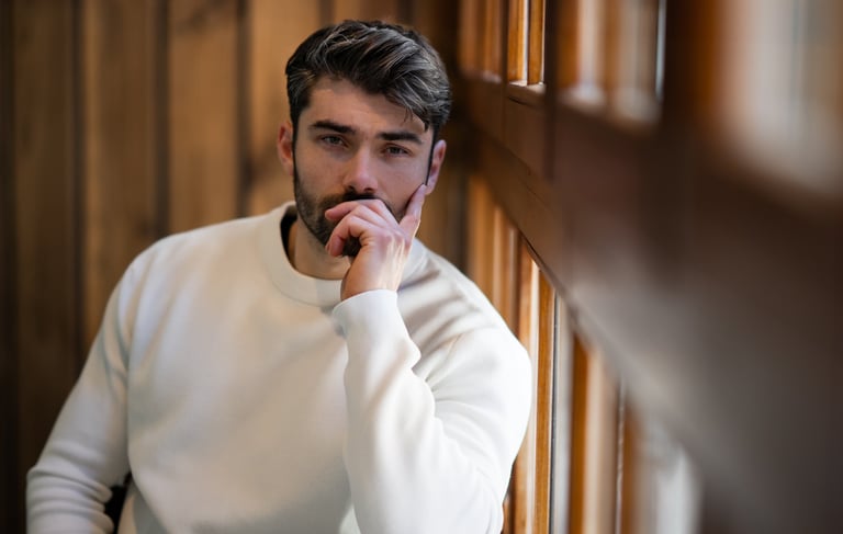 Portrait dans un restaurant - Jérémy Kieran