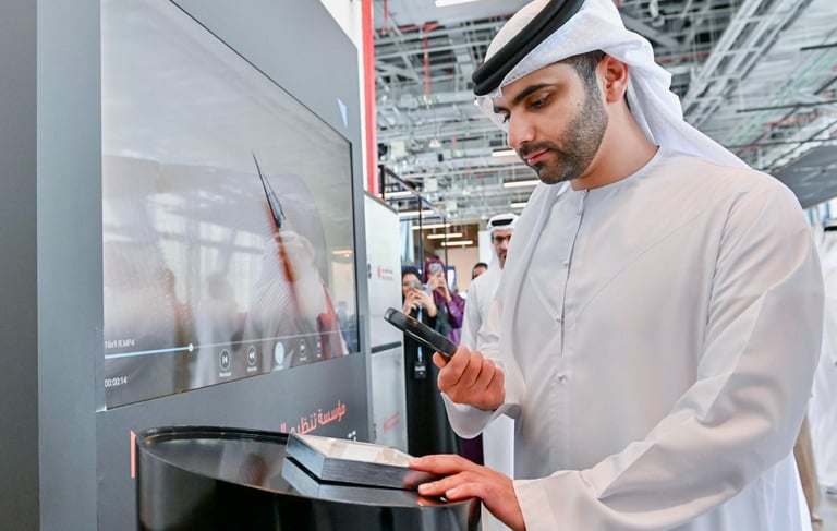 5mm micro portrait by SUSHMIT KISHORE for HH MANSOOR BIN MOHAMMED AL MAKTOUM 