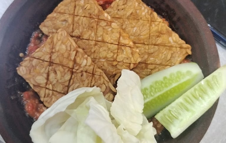 Nasi Tempe Penyet