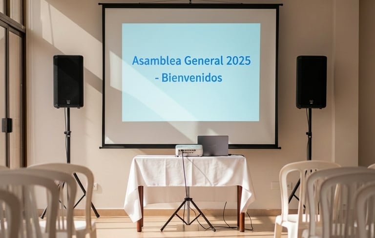 Alquiler equipos para Asamblea general Pereira