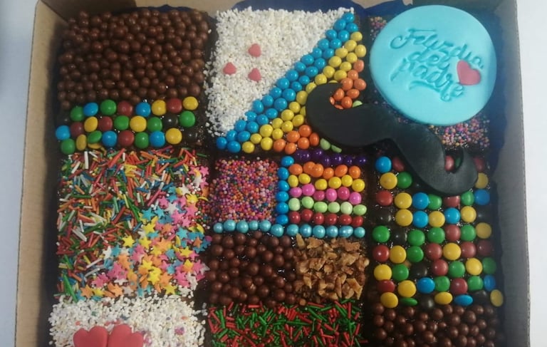 brownie de chocolate pasteleria queti