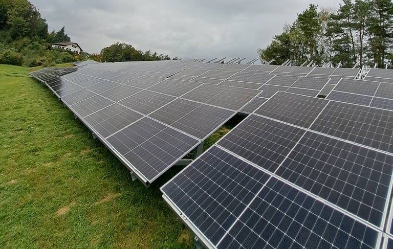 solarni paneli na zelenoj travi ekologija Srbija