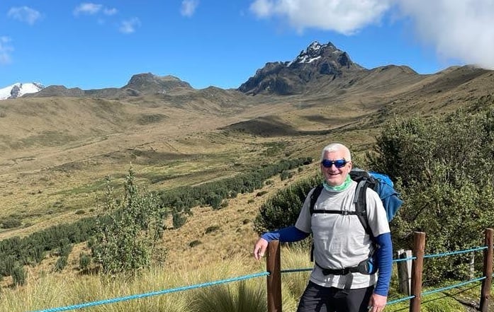 on the way to Rucu Pichincha Summit
