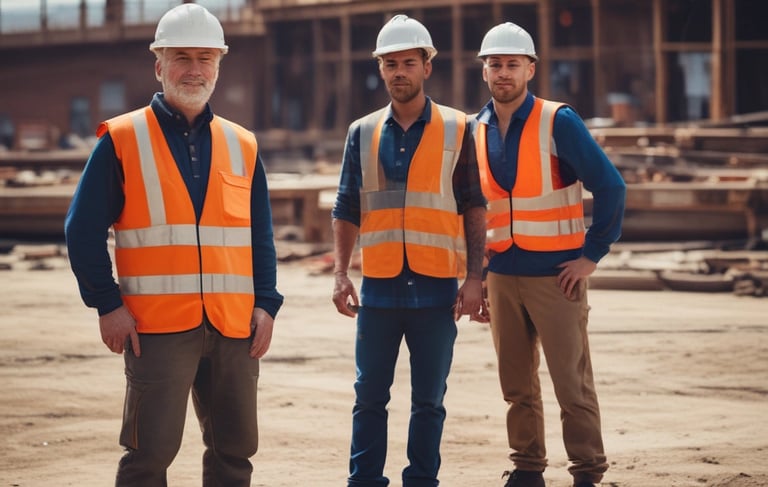 a pile of debris sitting on top of a dirt field