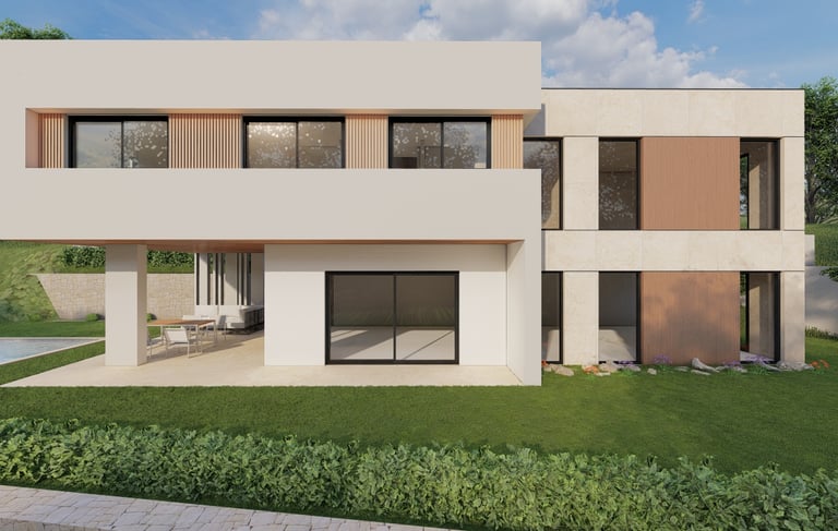 Proyecto de vivienda con estructura de madera en Ribes