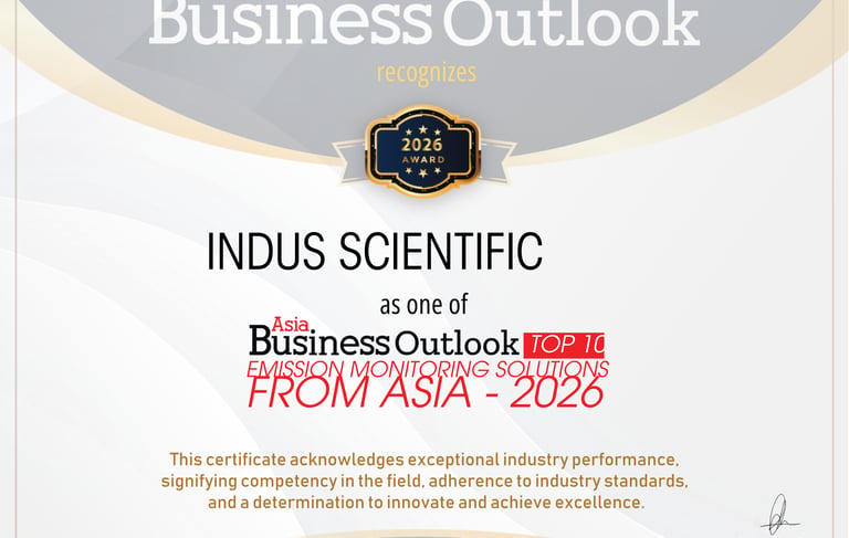 Award Winning Emission Monitoring Solutions Asia Business Outlook Indus Scientific