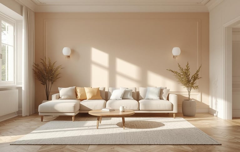 Finitions raffinées qui apportent lumière, profondeur et modernité.