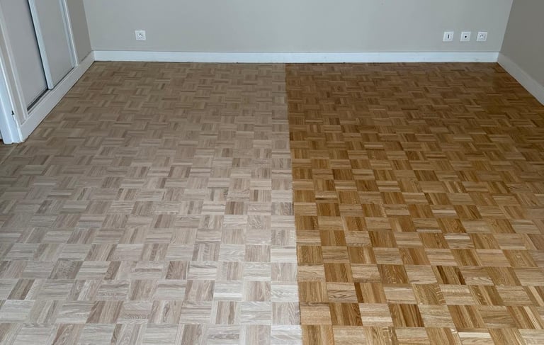 Ponçage et vitrification pour une surface parfaitement lisse