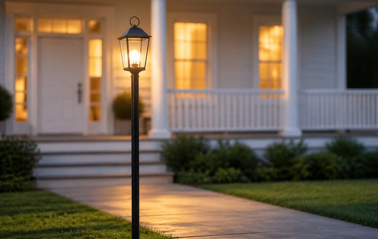 Handyman Services Twin Cities - Installing A Post Light