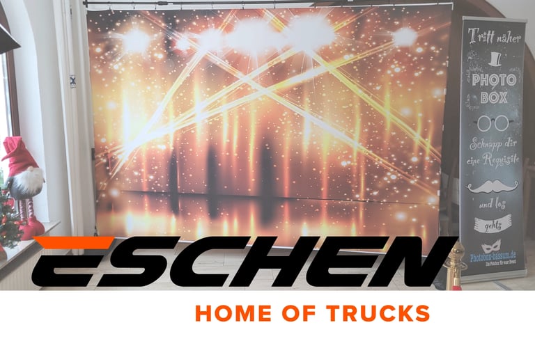 Aufbau Weihnachtsfeier mit Firma Eschen aus Stuhr