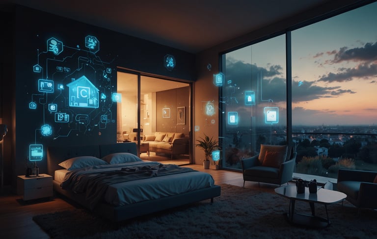 Imagen que ilustra un entorno conectado digitalmente para realtors.