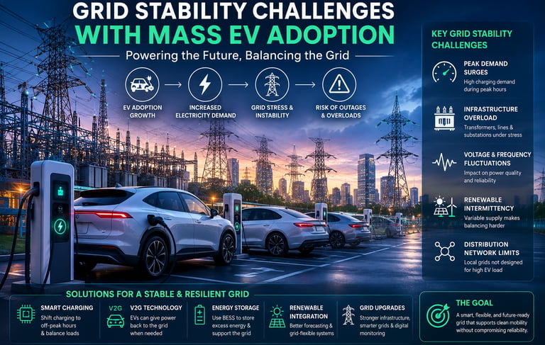 GRID STABILITY CHALLENGES WITH MASS EV ADOPTION