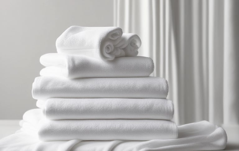 Customized cotton terry towel with private labeling and brand embroidery options