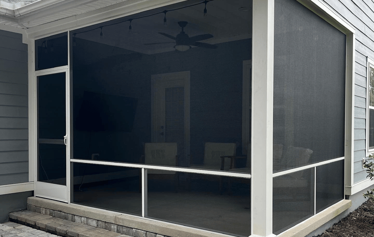 Aluminum System patio with Super Screen.