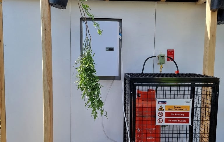 wall mounted cooling unit fitted in cold roon in London