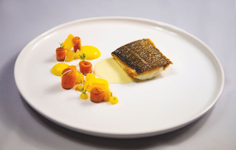 menu dégustation préparé par chef à domicile