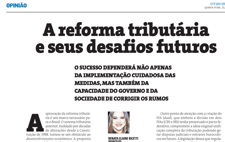 Artigo no jornal Estado de Minas