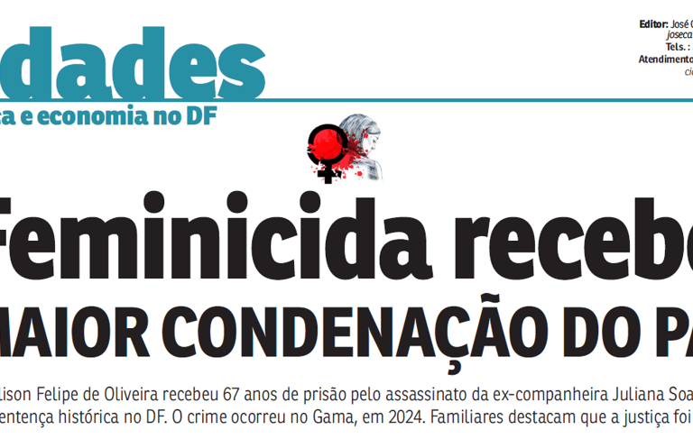 Reportagem no jornal Correio Braziliense