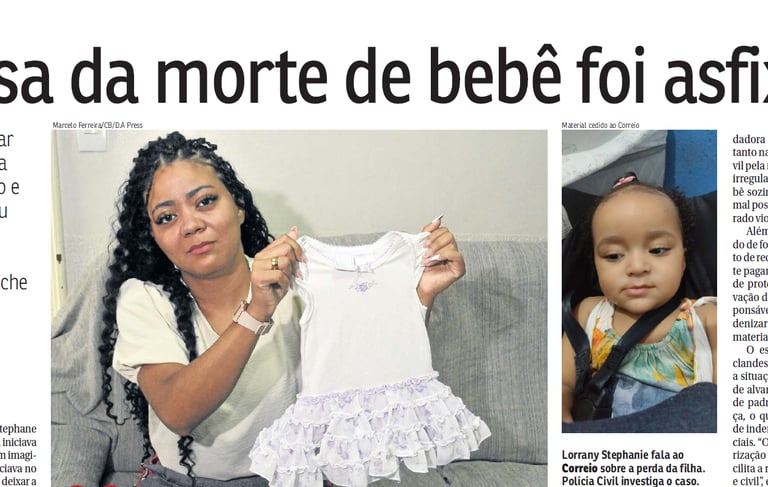 Reportagem no jornal Correio Braziliense