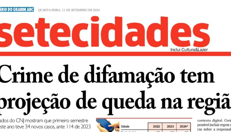 Reportagem no jornal Diário do Grande ABC