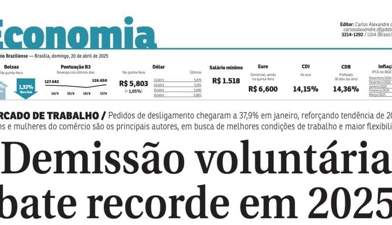 Reportagem no Correio Braziliense