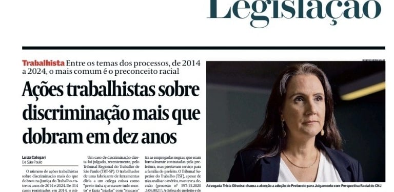 Reportagem no Valor Econômico